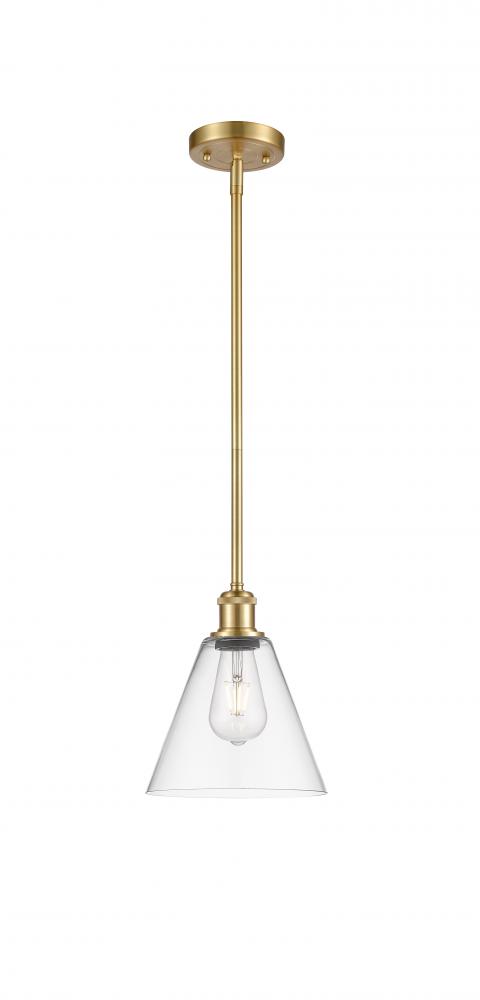 Berkshire - 1 Light - 8 inch - Satin Gold - Mini Pendant