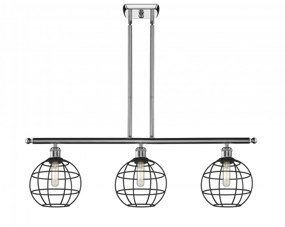 Lake Placid - 3 Light - 36 inch - Polished Chrome - Stem Hung - Island Light