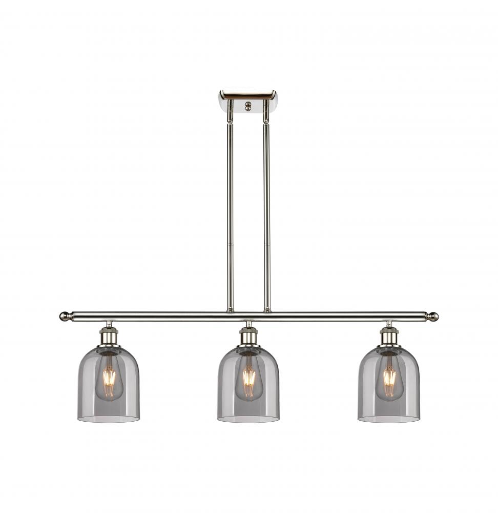 Bella - 3 Light - 36 inch - Polished Nickel - Cord hung - Island Light