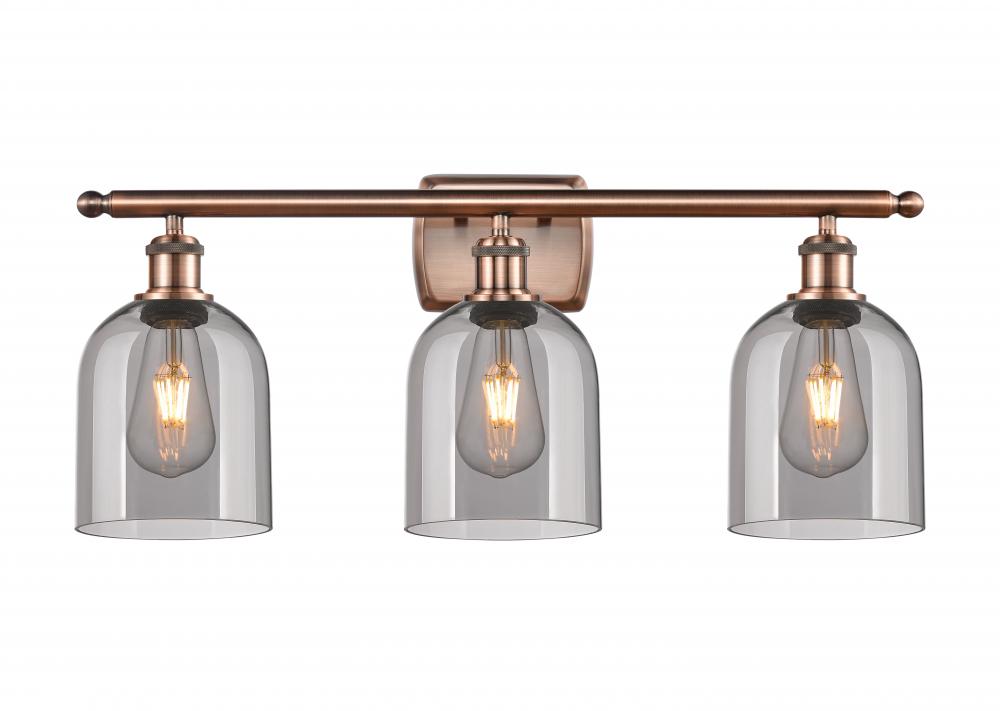 Bella - 3 Light - 26 inch - Antique Copper - Bath Vanity Light