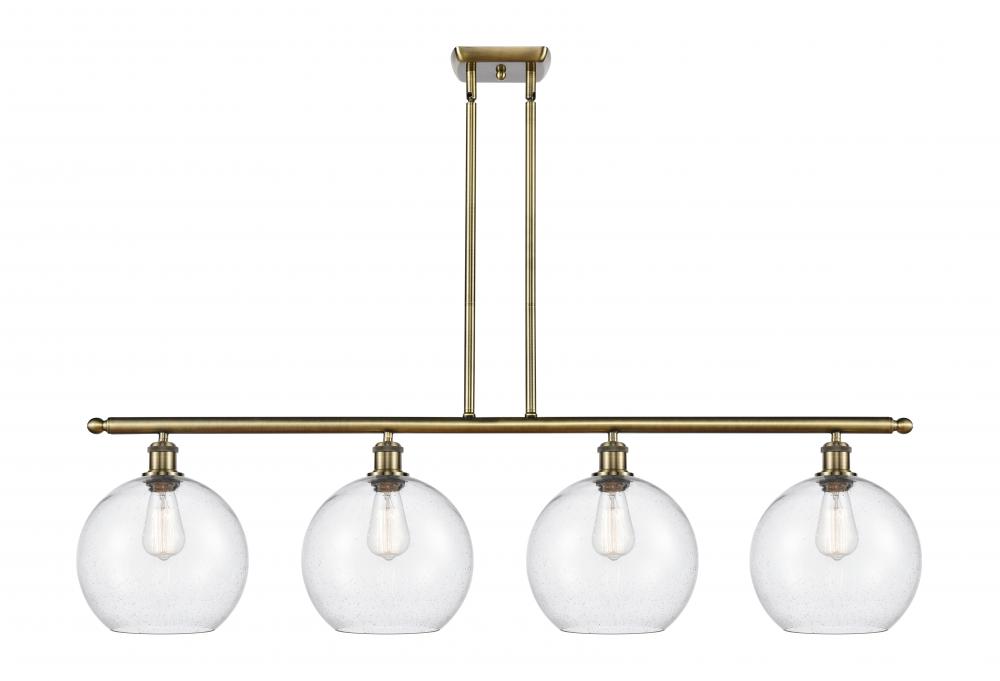 Athens - 4 Light - 48 inch - Antique Brass - Stem Hung - Island Light