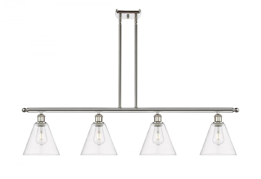 Berkshire - 4 Light - 48 inch - Polished Nickel - Cord hung - Island Light