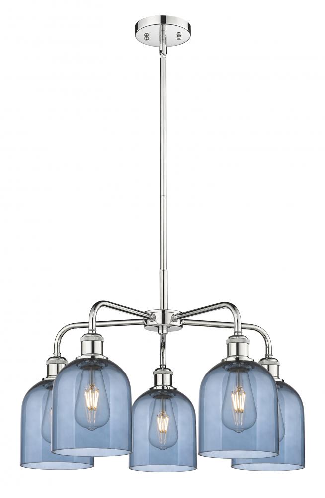 Bella - 5 Light - 24 inch - Polished Chrome - Chandelier