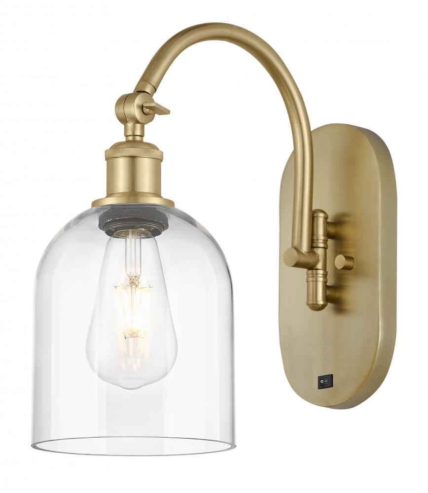 Bella - 1 Light - 6 inch - Satin Gold - Sconce