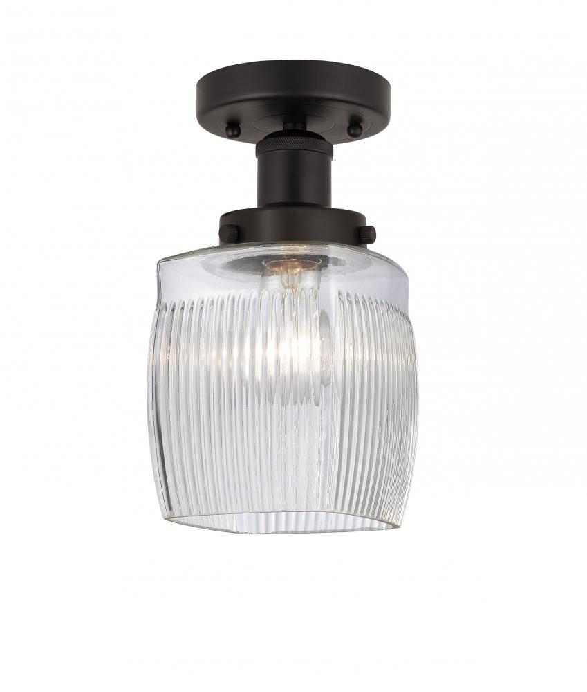 Colton - 1 Light - 6 inch - Oil Rubbed Bronze - Semi-Flush Mount