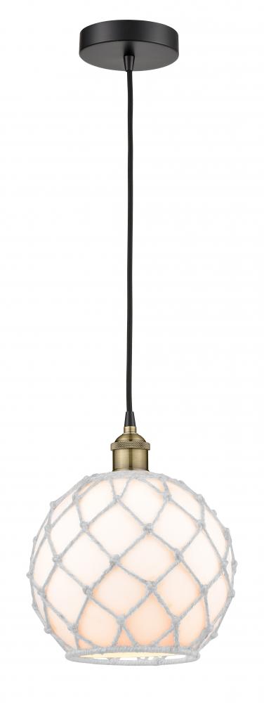 Edison - 1 Light - 10 inch - Black Antique Brass - Mini Pendant