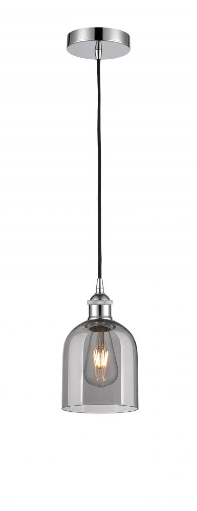 Bella - 1 Light - 6 inch - Polished Chrome - Cord hung - Mini Pendant