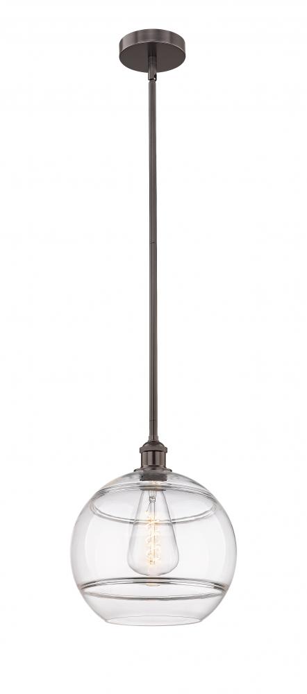 Rochester - 1 Light - 12 inch - Oil Rubbed Bronze - Cord hung - Mini Pendant