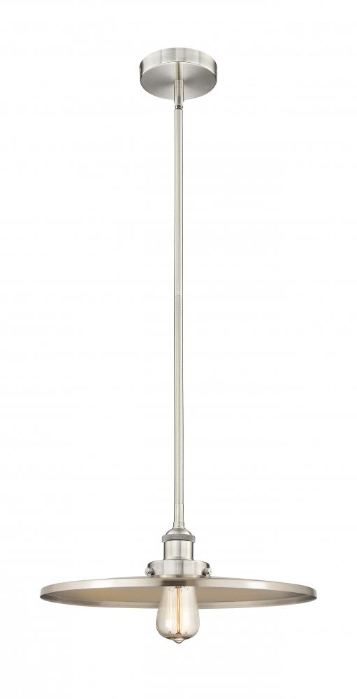 Appalachian - 1 Light - 16 inch - Brushed Satin Nickel - Cord hung - Mini Pendant