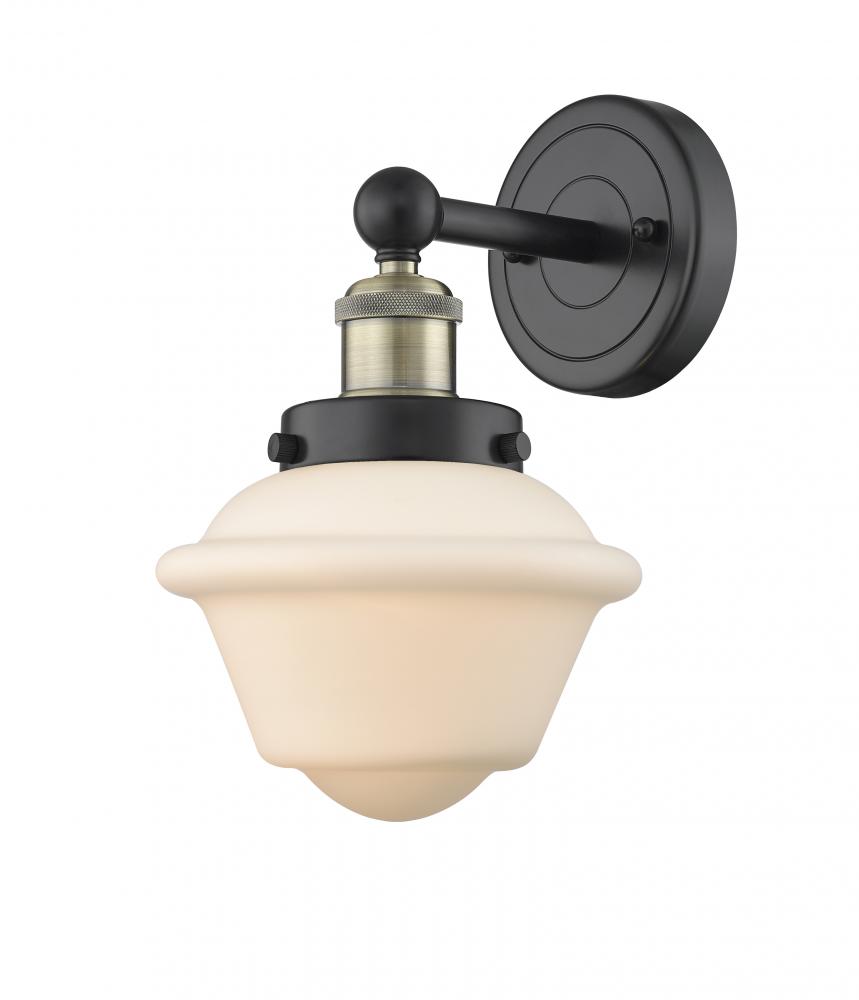 Oxford - 1 Light - 7 inch - Black Antique Brass - Sconce