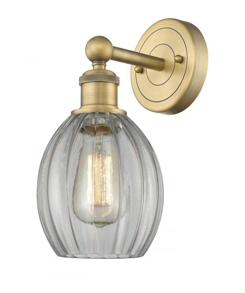 Eaton - 1 Light - 6 inch - Brushed Brass - Sconce