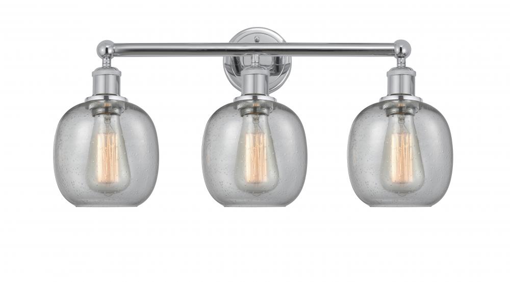 Belfast - 3 Light - 24 inch - Polished Chrome - Bath Vanity Light