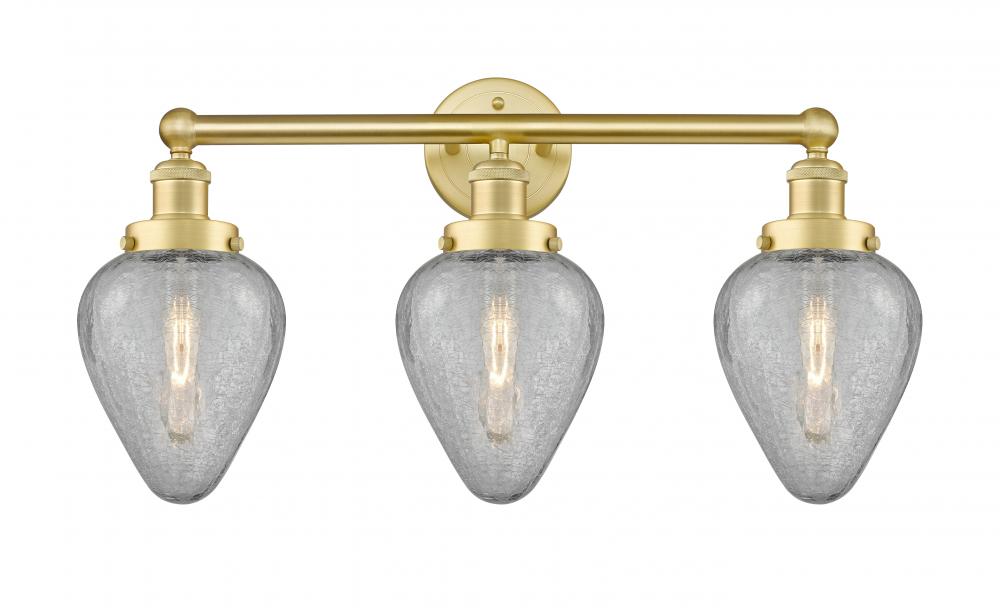 Geneseo - 3 Light - 25 inch - Satin Gold - Bath Vanity Light