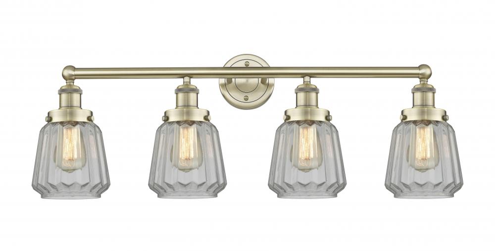 Chatham - 4 Light - 34 inch - Antique Brass - Bath Vanity Light