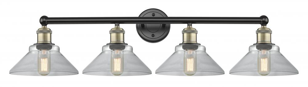 Orwell - 4 Light - 35 inch - Black Antique Brass - Bath Vanity Light