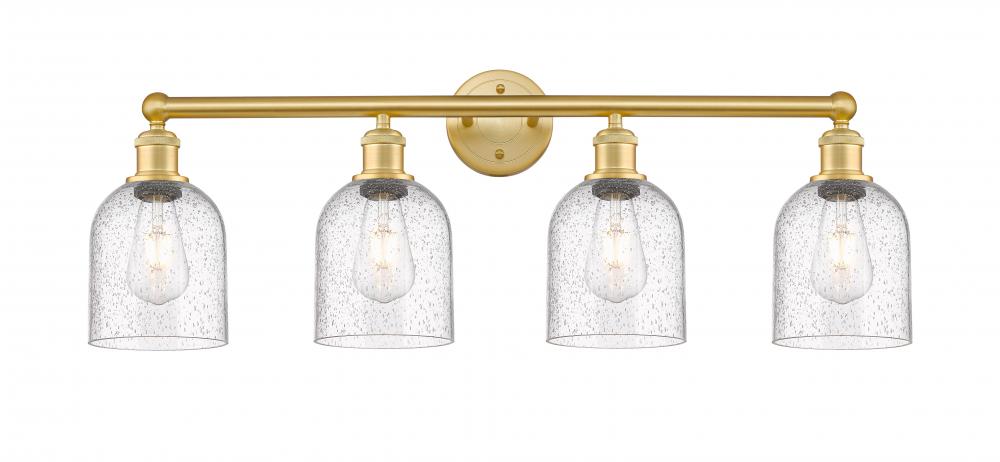 Bella - 4 Light - 33 inch - Satin Gold - Bath Vanity Light