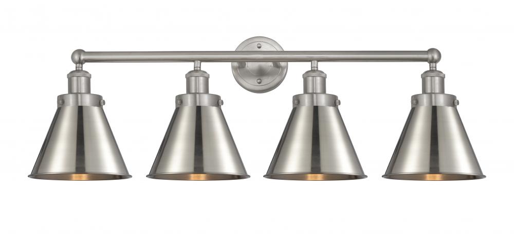 Appalachian - 4 Light - 35 inch - Brushed Satin Nickel - Bath Vanity Light