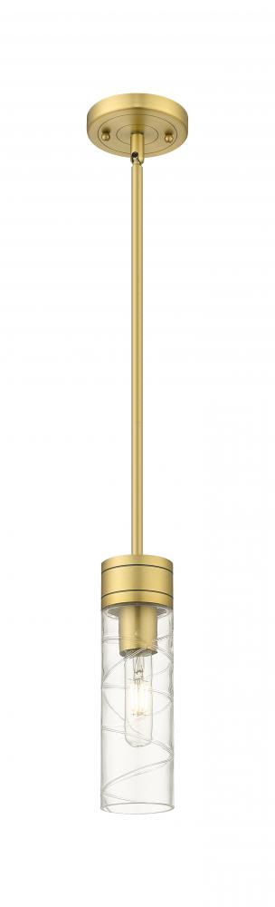 Boreas - 1 Light - 3 inch - Brushed Brass - Stem Hung - Mini Pendant