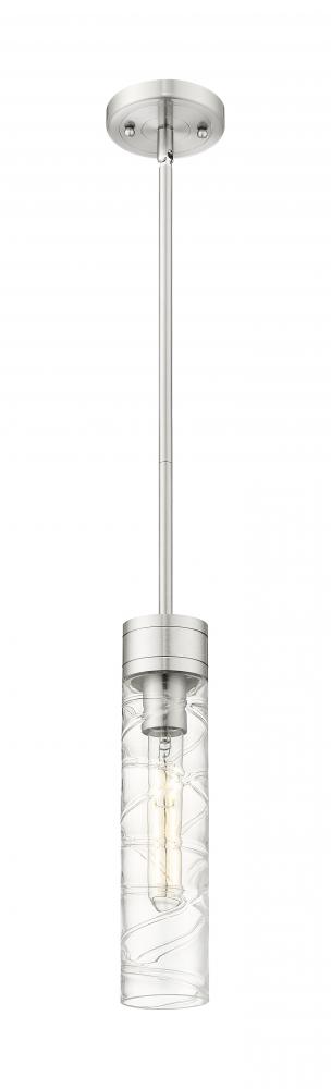 Boreas - 1 Light - 3 inch - Satin Nickel - Stem Hung - Mini Pendant