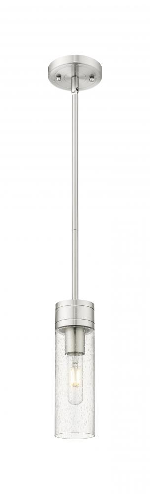 Boreas - 1 Light - 3 inch - Satin Nickel - Stem Hung - Mini Pendant