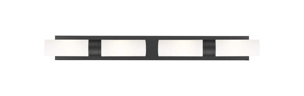 Boreas - 4 Light - 39 inch - Matte Black - Bath Vanity Light