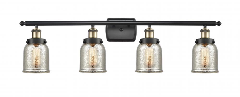 Bell - 4 Light - 36 inch - Black Antique Brass - Bath Vanity Light