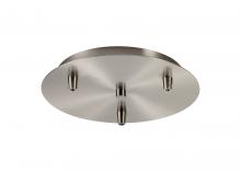 Innovations Lighting 113-SN - 3 Light Round Multi Port Canopy