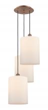 Innovations Lighting 113B-3P-AC-G111-L - Cobbleskill - 3 Light - 16 inch - Antique Copper - Cord Hung - Multi Pendant