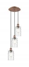 Innovations Lighting 113B-3P-AC-G352 - Candor - 3 Light - 11 inch - Antique Copper - Cord Hung - Multi Pendant