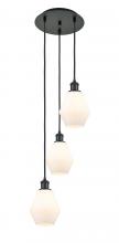 Innovations Lighting 113B-3P-BK-G651-6 - Cindyrella - 3 Light - 13 inch - Matte Black - Cord Hung - Multi Pendant