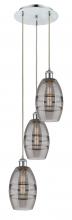 Innovations Lighting 113B-3P-PC-G557-6SM - Vaz - 3 Light - 12 inch - Polished Chrome - Cord hung - Multi Pendant