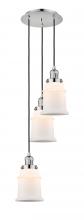 Innovations Lighting 113F-3P-PN-G181 - Canton - 3 Light - 13 inch - Polished Nickel - Cord hung - Multi Pendant