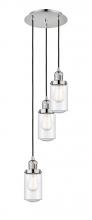 Innovations Lighting 113F-3P-PN-G314 - Dover - 3 Light - 11 inch - Polished Nickel - Cord hung - Multi Pendant