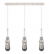 Innovations Lighting 123-452-1P-PN-G452-4SM - Milan - 3 Light - 36 inch - Polished Nickel - Linear Pendant