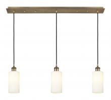 Innovations Lighting 123B-3P-BB-G434-7WH - Crown Point - 3 Light - 37 inch - Brushed Brass - Linear Pendant