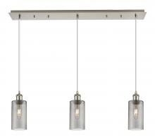 Innovations Lighting 123B-3P-SN-G434-7SM - Crown Point - 3 Light - 37 inch - Brushed Satin Nickel - Linear Pendant