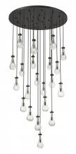  148BK-451-1P-BK-G451-5CL-20 - Owego - 21 Light - 48 inch - Matte Black - Multi Pendant