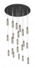 Innovations Lighting 148BK-B-21P-PN-G434-12SM - Crown Point - 21 Light - 48 inch - Polished Nickel - Multi Pendant