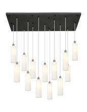 Innovations Lighting 154BK-B-13P-SN-G434-12WH - Crown Point - 13 Light - 54 inch - Brushed Satin Nickel - Multi Pendant