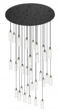 Innovations Lighting 160BK-B-31P-BK-G434-12DE - Crown Point - 31 Light - 60 inch - Matte Black - Multi Pendant