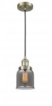 Innovations Lighting 201C-AB-G53 - Bell - 1 Light - 5 inch - Antique Brass - Cord hung - Mini Pendant