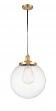 Innovations Lighting 201C-SG-G202-14 - Beacon - 1 Light - 14 inch - Satin Gold - Cord hung - Mini Pendant