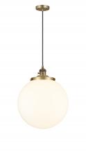 Innovations Lighting 201CSW-BB-G201-14 - Beacon - 1 Light - 14 inch - Brushed Brass - Cord hung - Mini Pendant