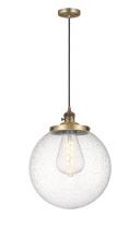 Innovations Lighting 201CSW-BB-G204-14 - Beacon - 1 Light - 14 inch - Brushed Brass - Cord hung - Mini Pendant