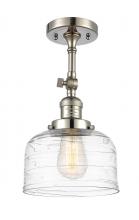 Innovations Lighting 201F-PN-G713 - Bell - 1 Light - 8 inch - Polished Nickel - Semi-Flush Mount