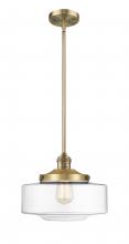 Innovations Lighting 201S-BB-G692-12 - Bridgeton - 1 Light - 12 inch - Brushed Brass - Stem Hung - Mini Pendant