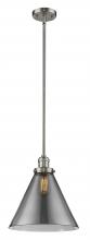 Innovations Lighting 201S-SN-G43-L - Cone - 1 Light - 12 inch - Brushed Satin Nickel - Stem Hung - Mini Pendant