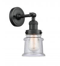 Innovations Lighting 203-BK-G184S - Canton - 1 Light - 5 inch - Matte Black - Sconce