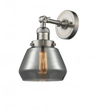 Innovations Lighting 203-SN-G173 - Fulton - 1 Light - 7 inch - Brushed Satin Nickel - Sconce