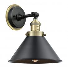 Innovations Lighting 203BP-BABAB-M10-BK - Briarcliff - 1 Light - 10 inch - Black Antique Brass - Sconce